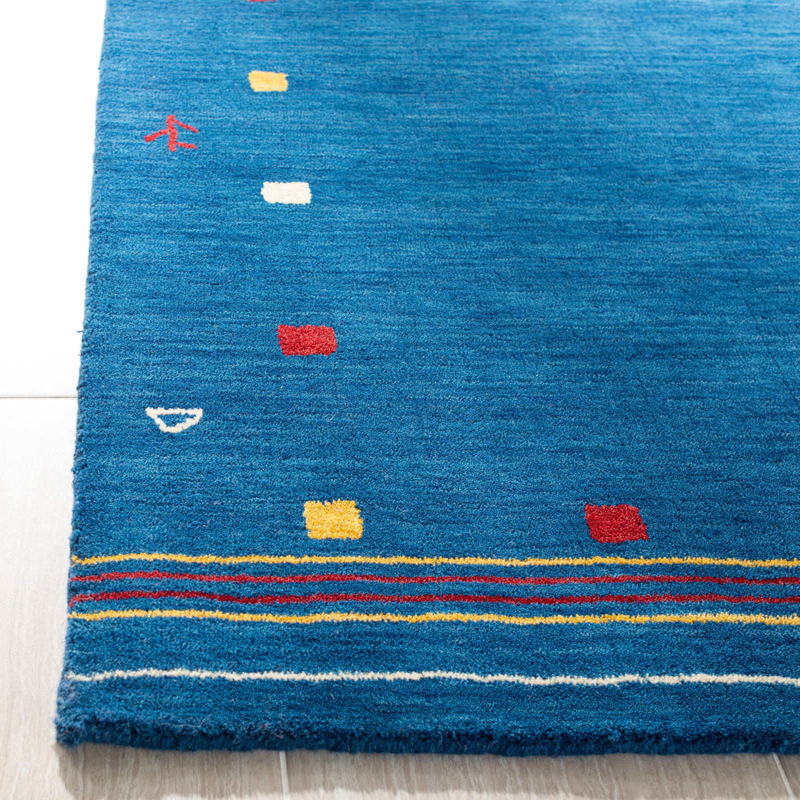 Danette Hand Loomed Wool Rug, Runner 2'3" x 10'