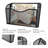 3-Pack Wall File Organizer – Mesh Metal Vertical Hanging File Holder for Office/Home