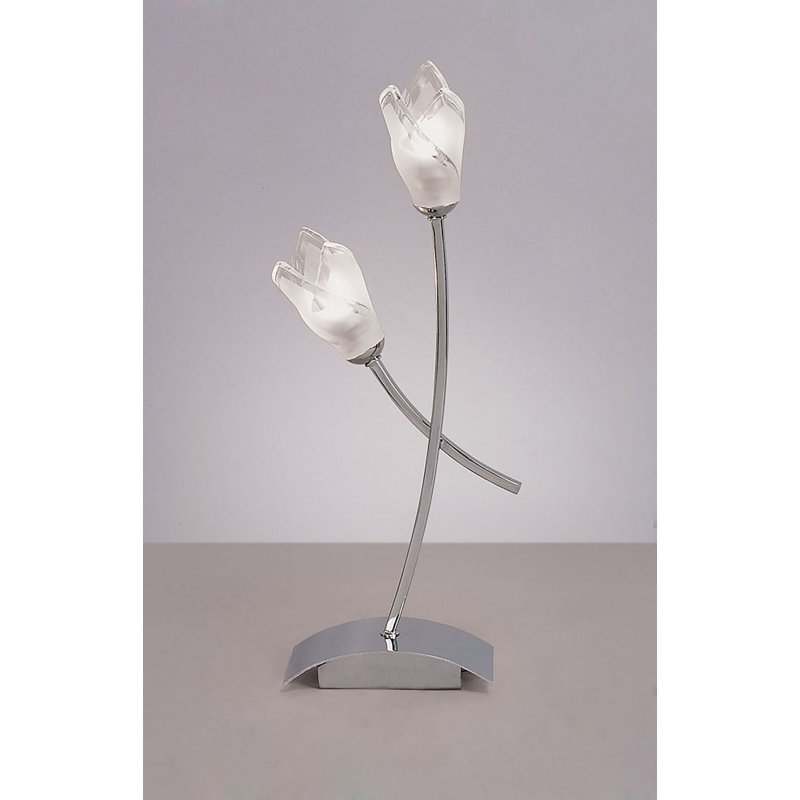 Cottone Metal Novelty Lamp, Silver