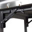 Chariot de cuisine extérieur de 54,33 po, cadre en bois massif avec plateau en acier inoxydable, support à épices, porte-serviettes, roues verrouillables et rangement multifonctionnel pour la terrasse, le barbecue dans la cour arrière et la cuisine-576431324