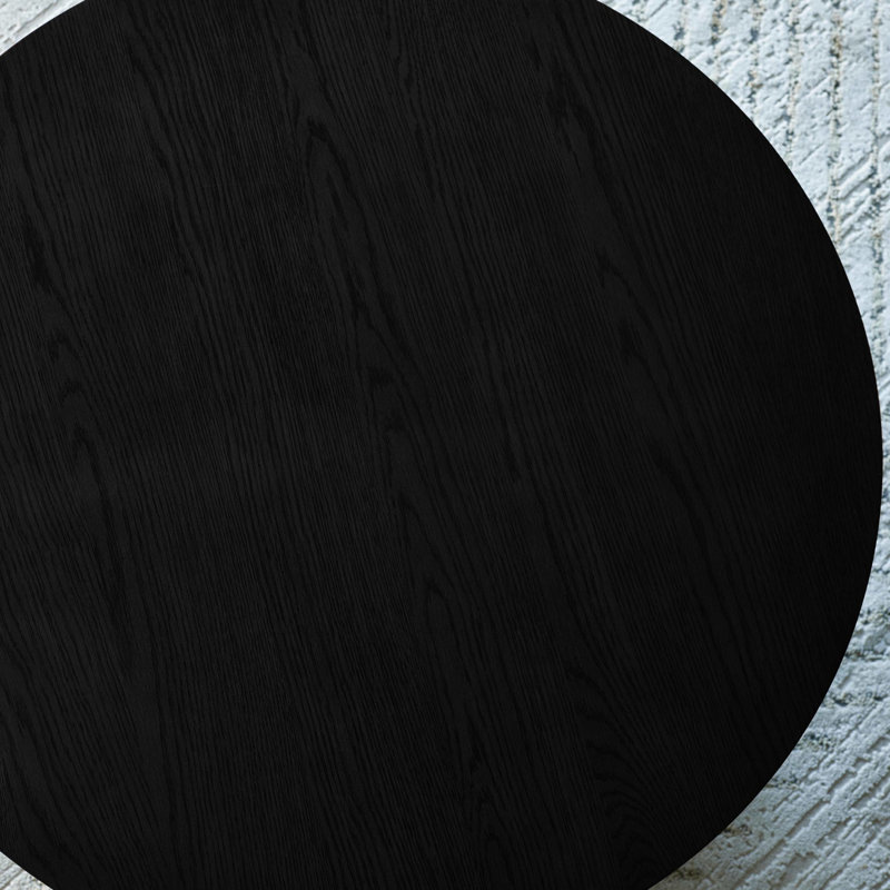 Dejania Pedestal Coffee Table, Black