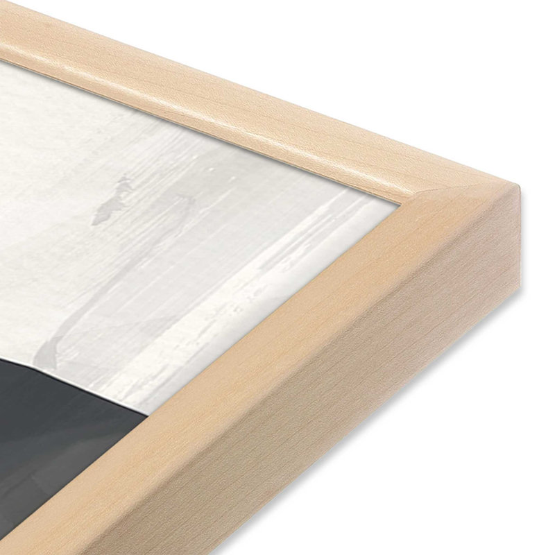 Sable Layers v2 Print, Raw Maple Single Picture Framed Paper, 15" H x 12" W x 1.25" D
