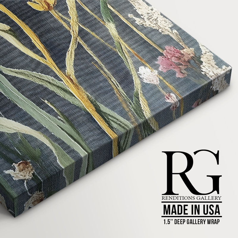 Floral CXXXI Gallery Wrapped Canvas - Ready To Hang, 36" H x 24" W