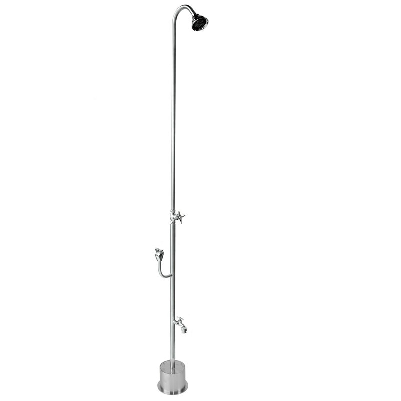 Metal Freestanding Outdoor Shower