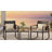 Wicker 2 - Person Rocking Seating Group with Cushions & Coffee Table-375258429