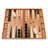 Ensemble de backgammon avec supports