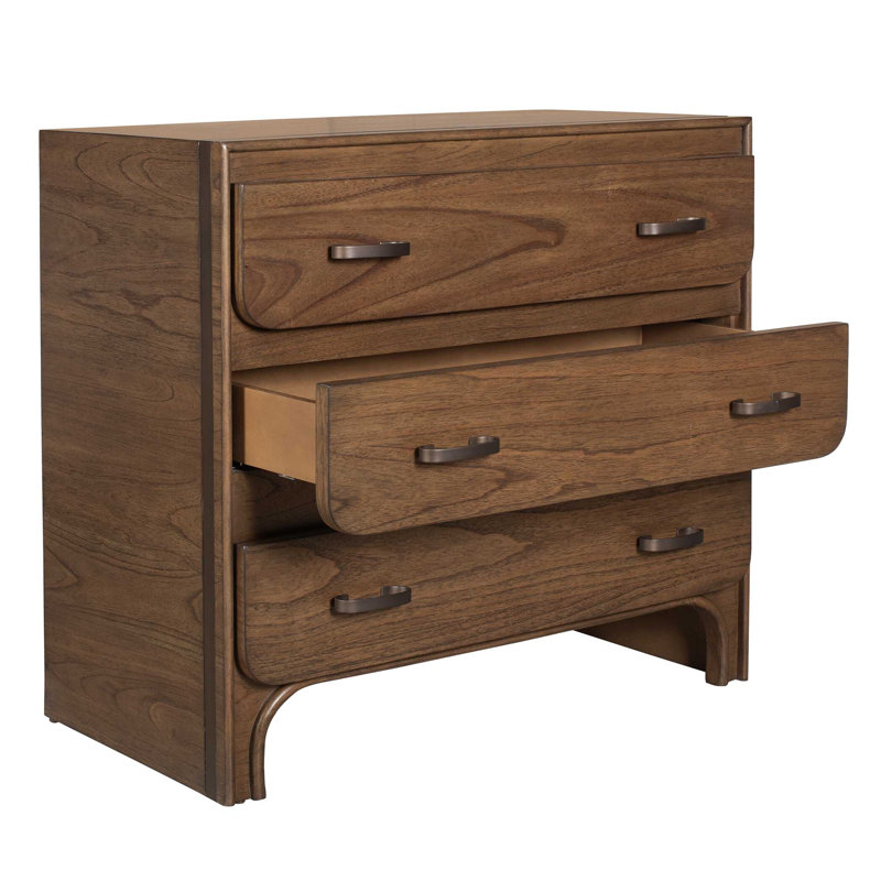  McKagan 3 Drawer Mindi Wood Chest