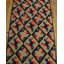Small Scatter Size American Hooked Multicolor Wool 1930s Antique Rug
