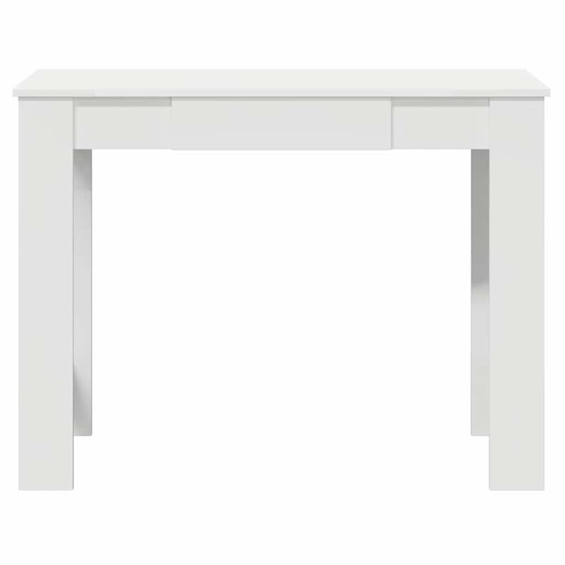 Desk 100X45x75 Cm Engineered Wood, White