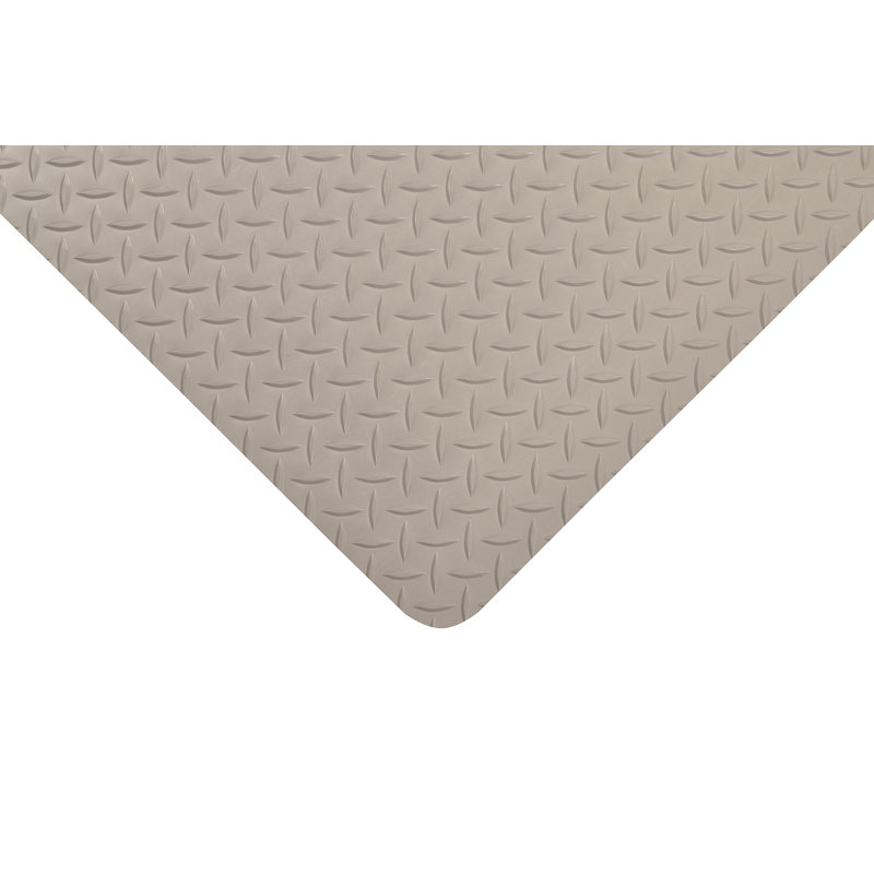 Rouleau de plancher de garage Saddle Trax, Gris, Rectangle 3 pi x 5 pi