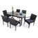 Alyah Rectangular 6 - Person 61.4" Long Dining Set with Cushions