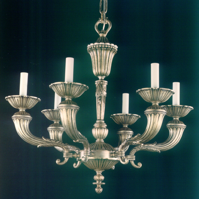 Cowie 6 - Light Candle Style Chandelier