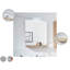 Finn Flat Wall Mounted Vanity & Dresser Mirror