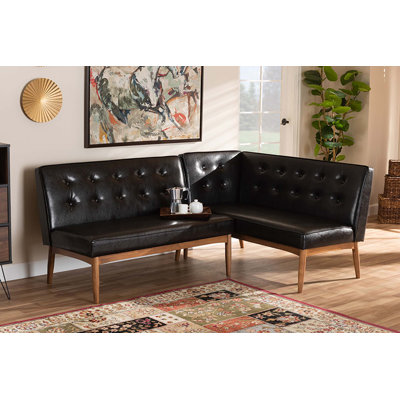 Banc en simili cuir Imre