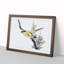 Bird on a Branch by Katsushika Hokusai - Picture Frame Painting Print-55500991-55500992