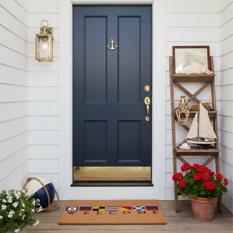 Broderic Non-Slip Outdoor Doormat, Rectangle 3' x 2'