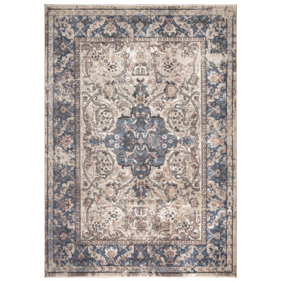 Ivory Moroccan No Distressing Antique Aesthetic Area Rug