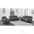 Charcoal Upholstered Power Loveseat