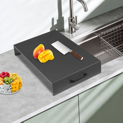 Wood Steel Cutting Board