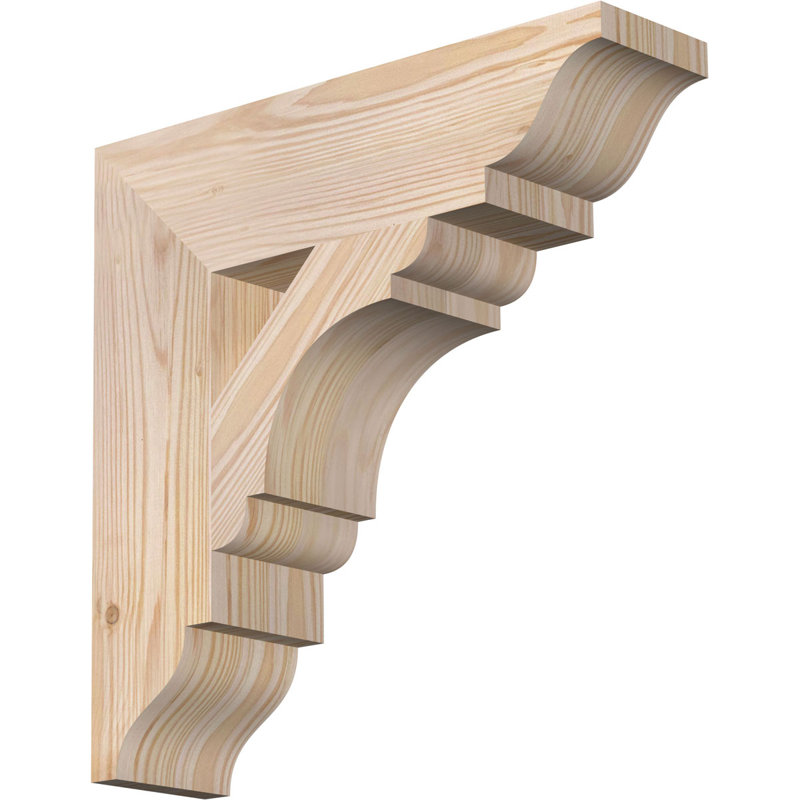 Support olympique traditionnel, Douglas (lisse), H 14 po x l 3,5 po x P 14 po