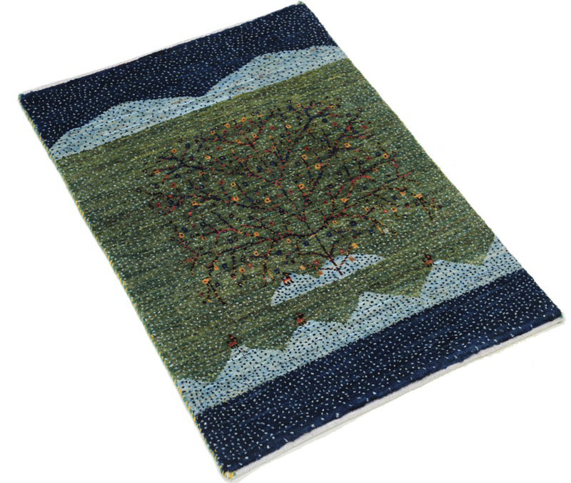 Fine Hand knotted Persain Gabbeh 1'11'' X 2'7''
