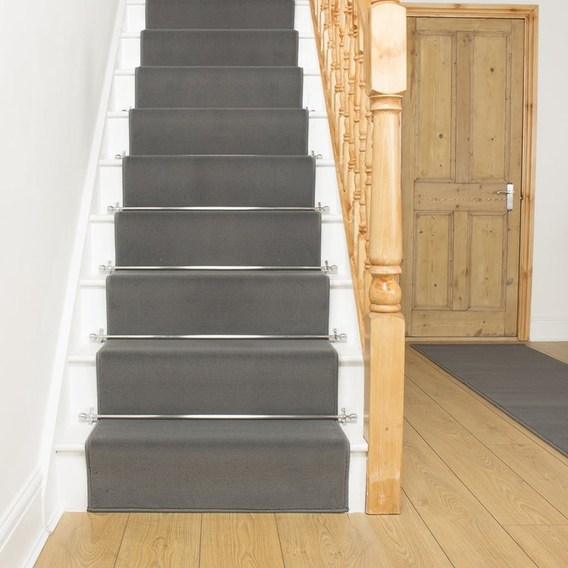 Stair Runner Altadena Solid Colour Indoor Area Rug, Runner 450cm x 70cm