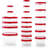 Red Food Storage Containers, 42-Piece Set With Easy-Find Lids, Salad Dressing And Condiment Capacities, Microwave And Dishwasher Safe, BPA-Free, Vented Lids For Splatter-Free Microwaving