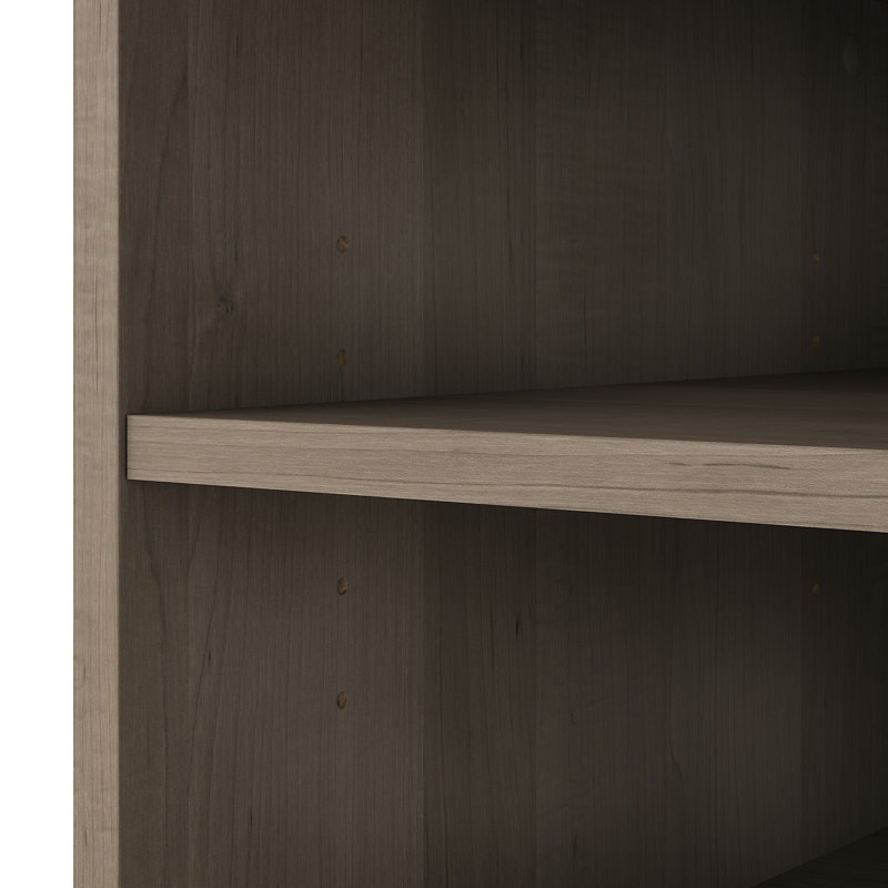 Bureau d'angle réversible Huckins, Gris cendré
