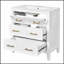 Meuble-lavabo 30 po avec lavabo en céramique, ensemble de meuble autoportant avec 3 tiroirs et cadre en bois massif-1512378871