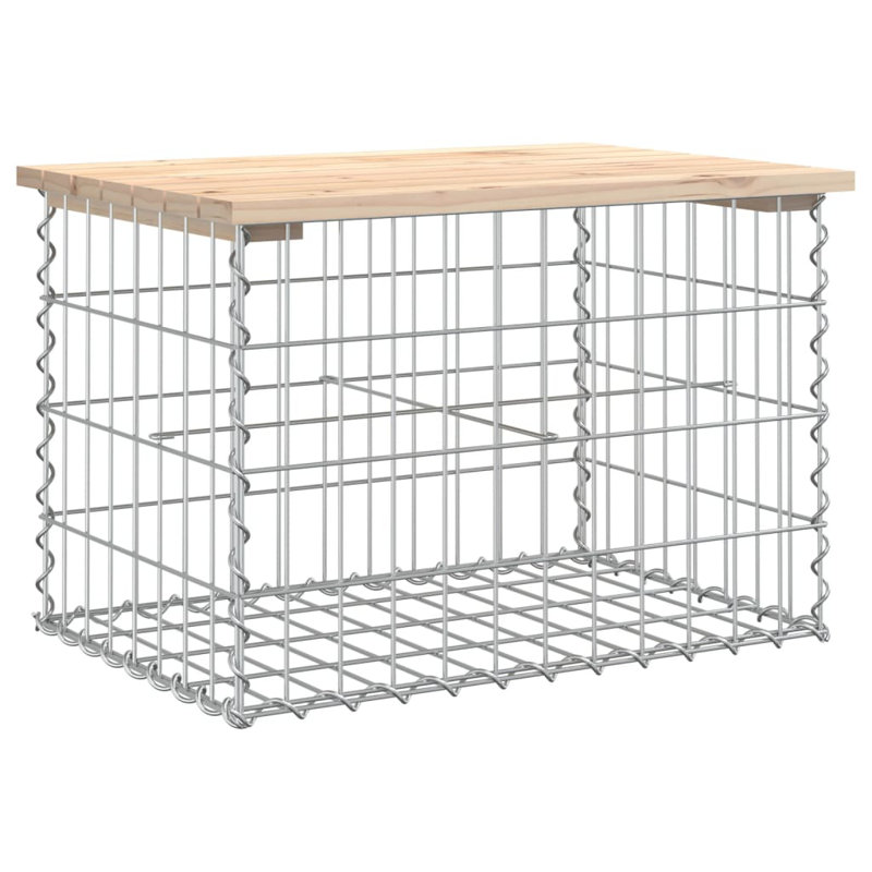 Banc d'extérieur vidaXL, H 16,5 po x l 24,8 po x P 17,3 po, Honey Pine
