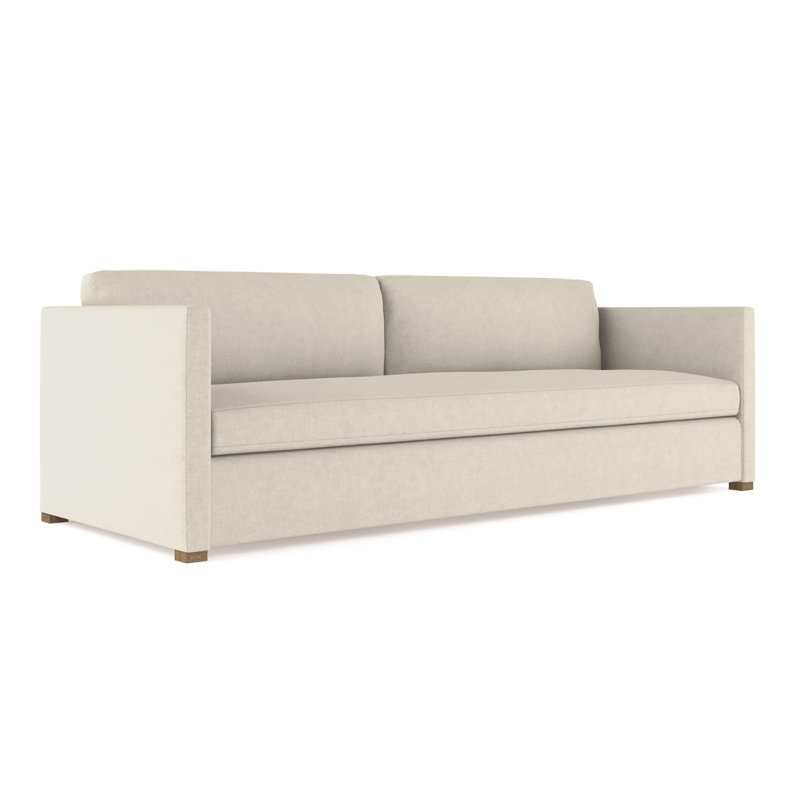 Canapé Madison, Huître de lin à tissage carré, H 33 po x l 108 po x P 41 po, Naturel
