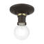 Plafonnier semi-encastré 1 lumière 5 po Grogan-158407234