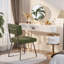 Chaise d'appoint rembourrée en velours Nikitia-515227048