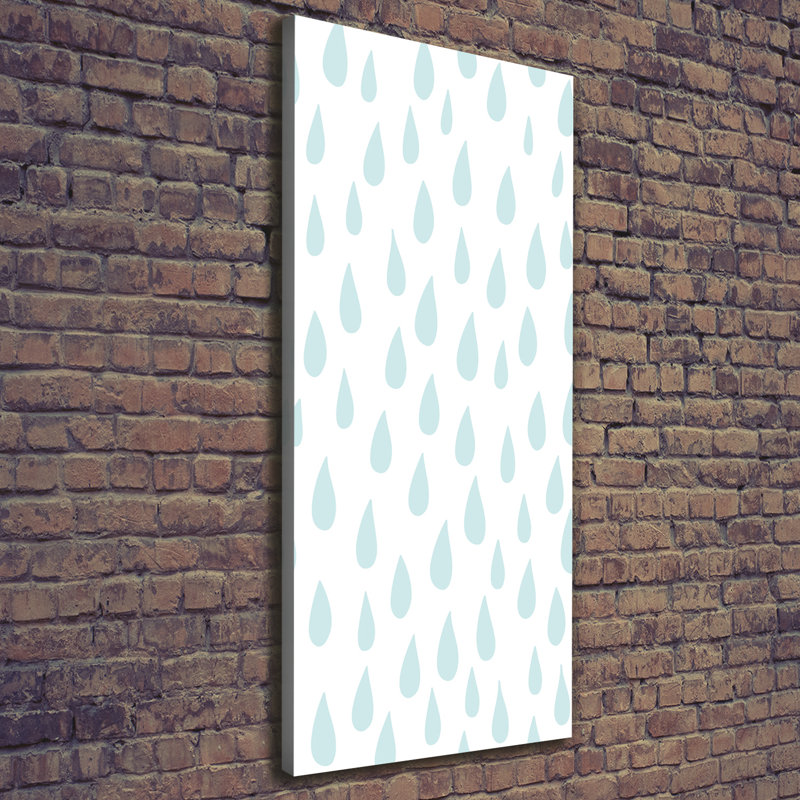 Droplets - Wrapped Canvas Print