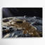 Space Mercury surface Purple Canvas Wall Art-2045334802