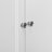 Nantwich Removable Two-Door Bathroom Wall Cabinet with Adjustable Shelves and Crown Molding-108387626