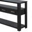 Console moderne pour salon avec 4 tiroirs et 2 tablettes-12591226