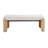 Upholstered Solid Wood Bench-1325268823