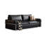 Canapé de salon extensible en cuir massif de style Mid-Century-1189083138
