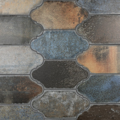 Dorne Provenzal 6" x 13" Porcelain Vintage Wall & Floor Tile