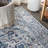 Lawrence Hill Modern Persian Vintage Medallion Light Gray/Blue Rug-1996095592