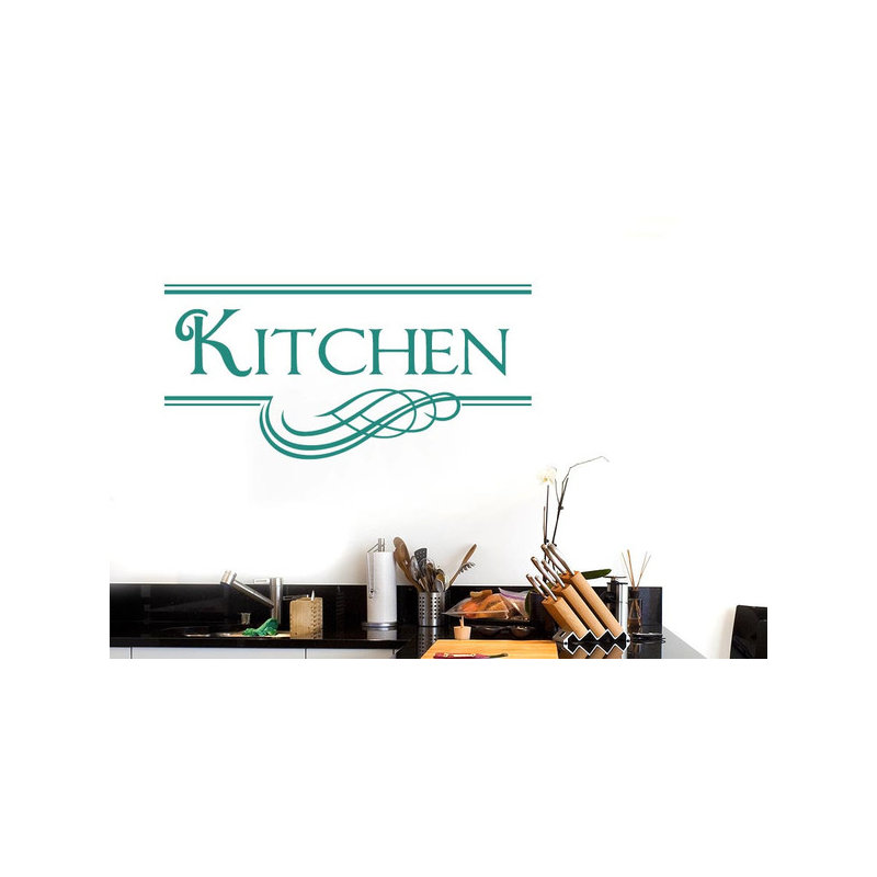 Wall Decal, Large, Aqua Green