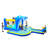 13.5Ft X 18.9Ft Inflatable Water Slide And Bounce House With Dolphin Sprinkler, Basketball Hoop, Water Gun, And Target Game