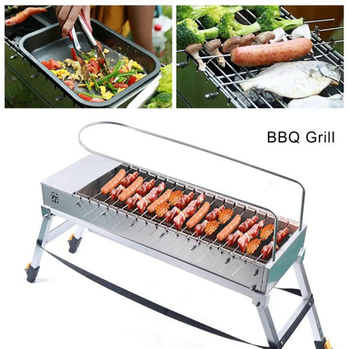 Charcoal Smoker BBQ Barbecue Grill Outdoor USB Electric Rotary