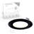 6'' Matte Black LED Open Recessed Trim