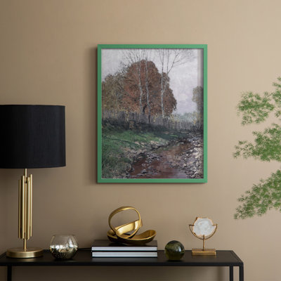 Vintage Landscape CV Framed Print - Solid Wood