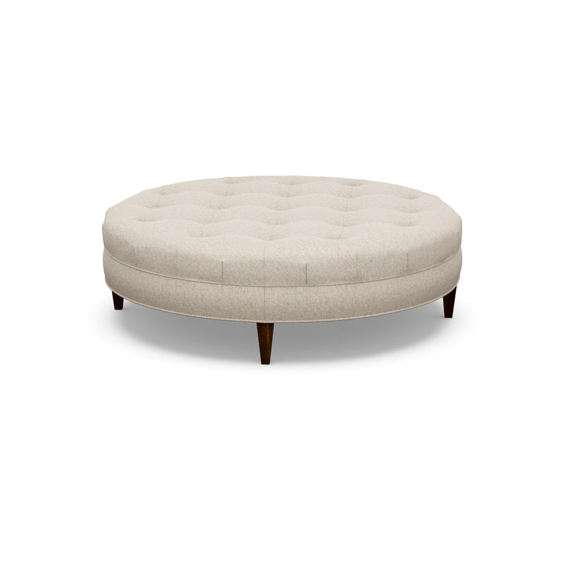 Round Ottoman, Walnut, 9907-99