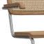 Chaise de salle à manger en rotin avec accoudoirs ergonomiques Madalyn
