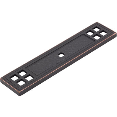 Stone Harbor Hardware Arts & Crafts Cabinet Knob Backplate