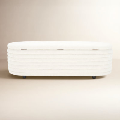 Delray Upholstered Flip Top Storage Bench